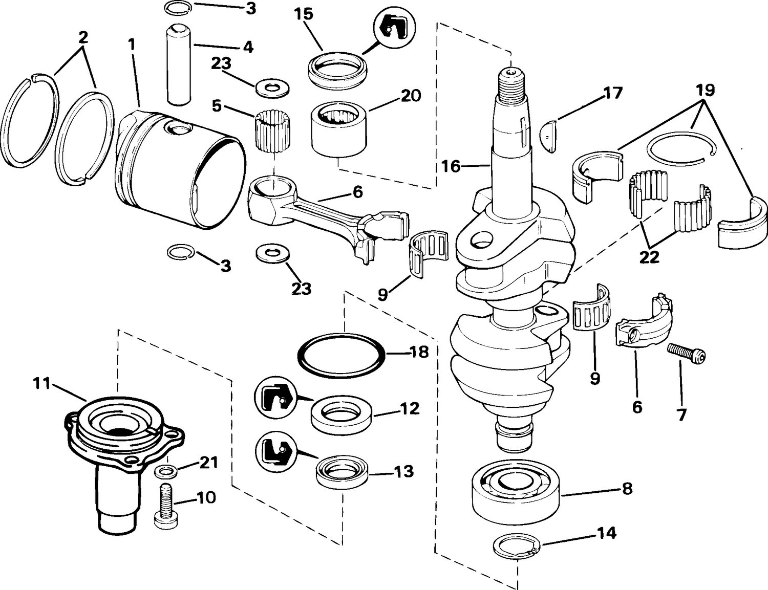 CRANKSHAFT & PISTON