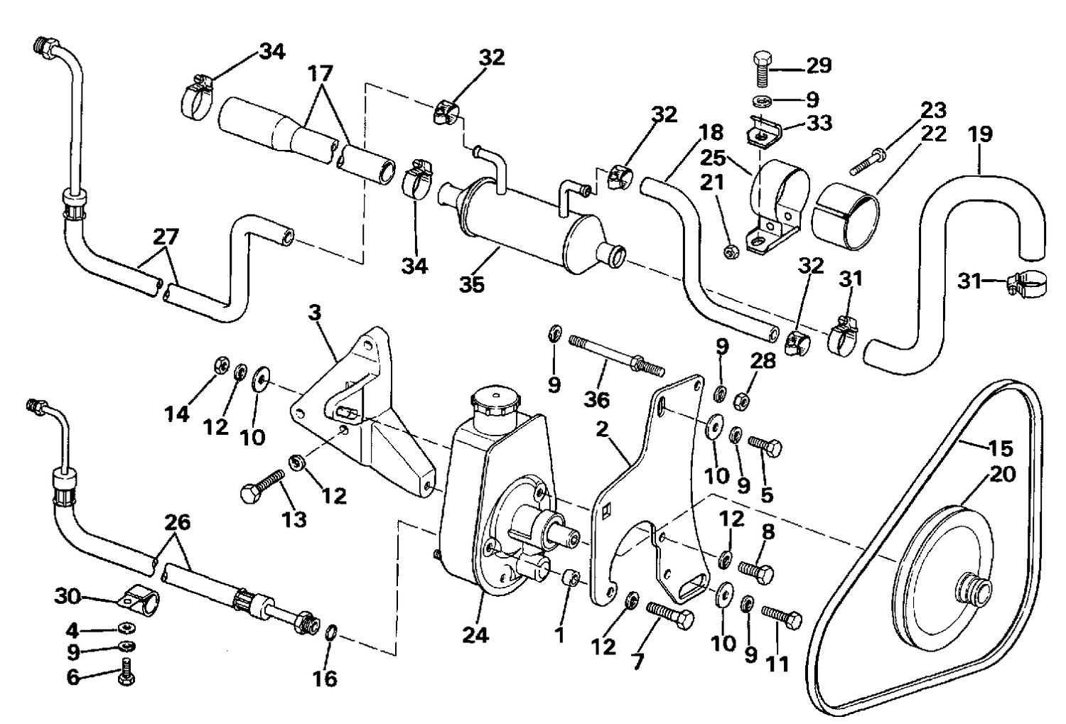 POWER STEERING PUMP