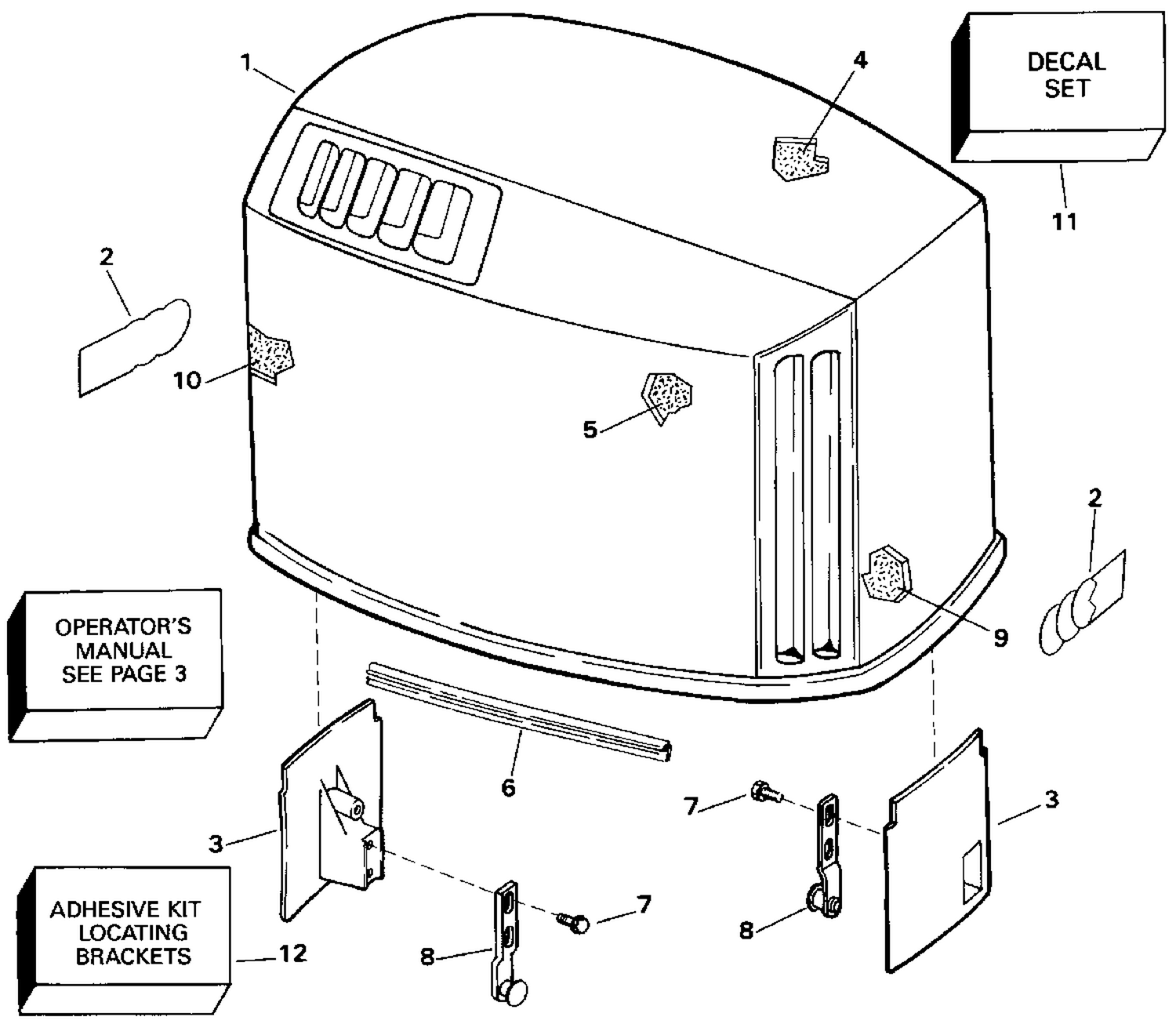 ENGINE COVER - EVINRUDE