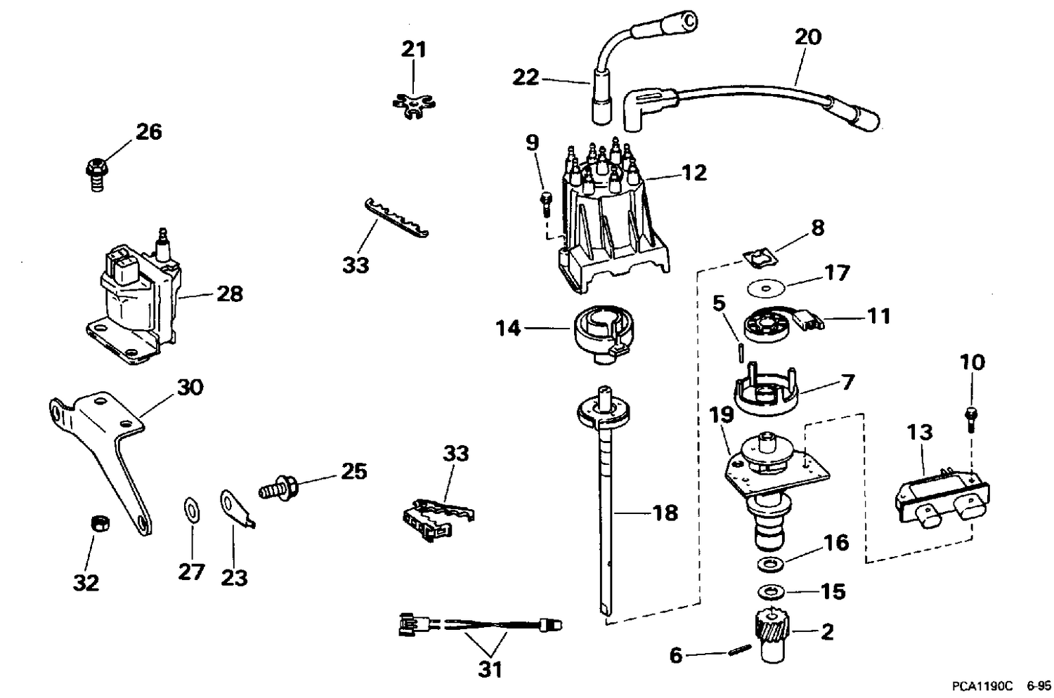 DISTRIBUTOR & IGNITION COIL - MPFI MODELS