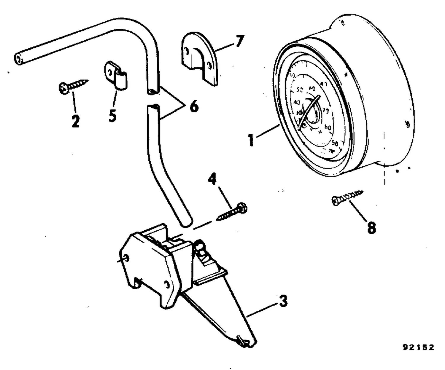 SPEEDOMETER KIT - SURFACE MOUNT