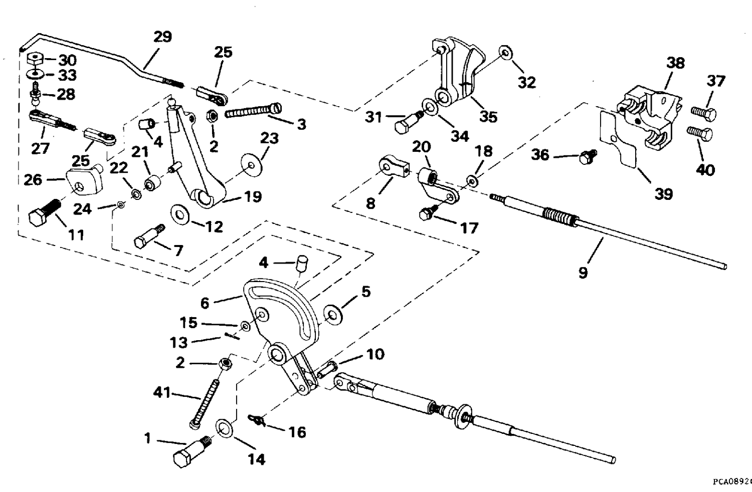 SHIFT & THROTTLE LINKAGE