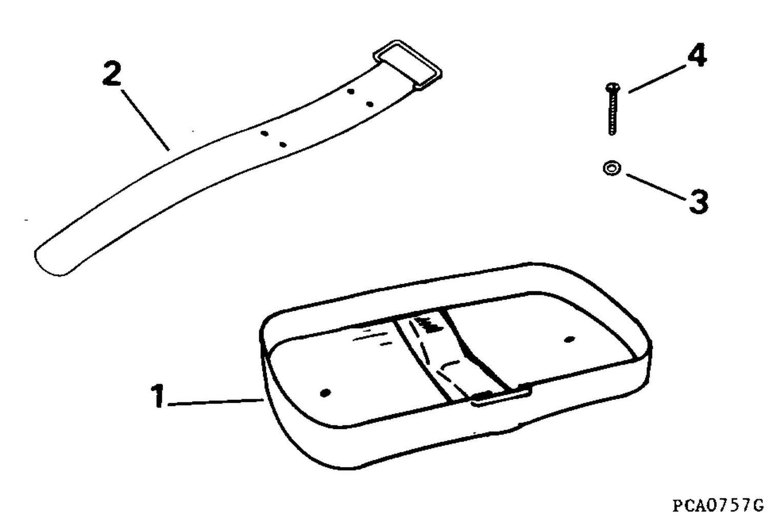 TRAY - FUEL TANK TRAY