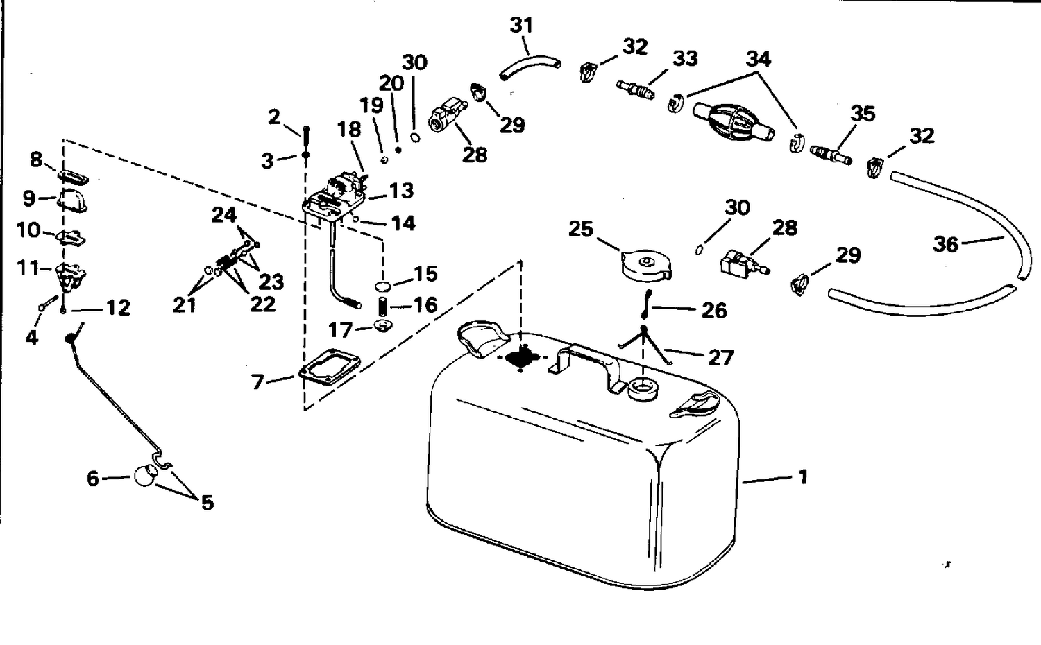 FUEL TANK WITH GAUGE