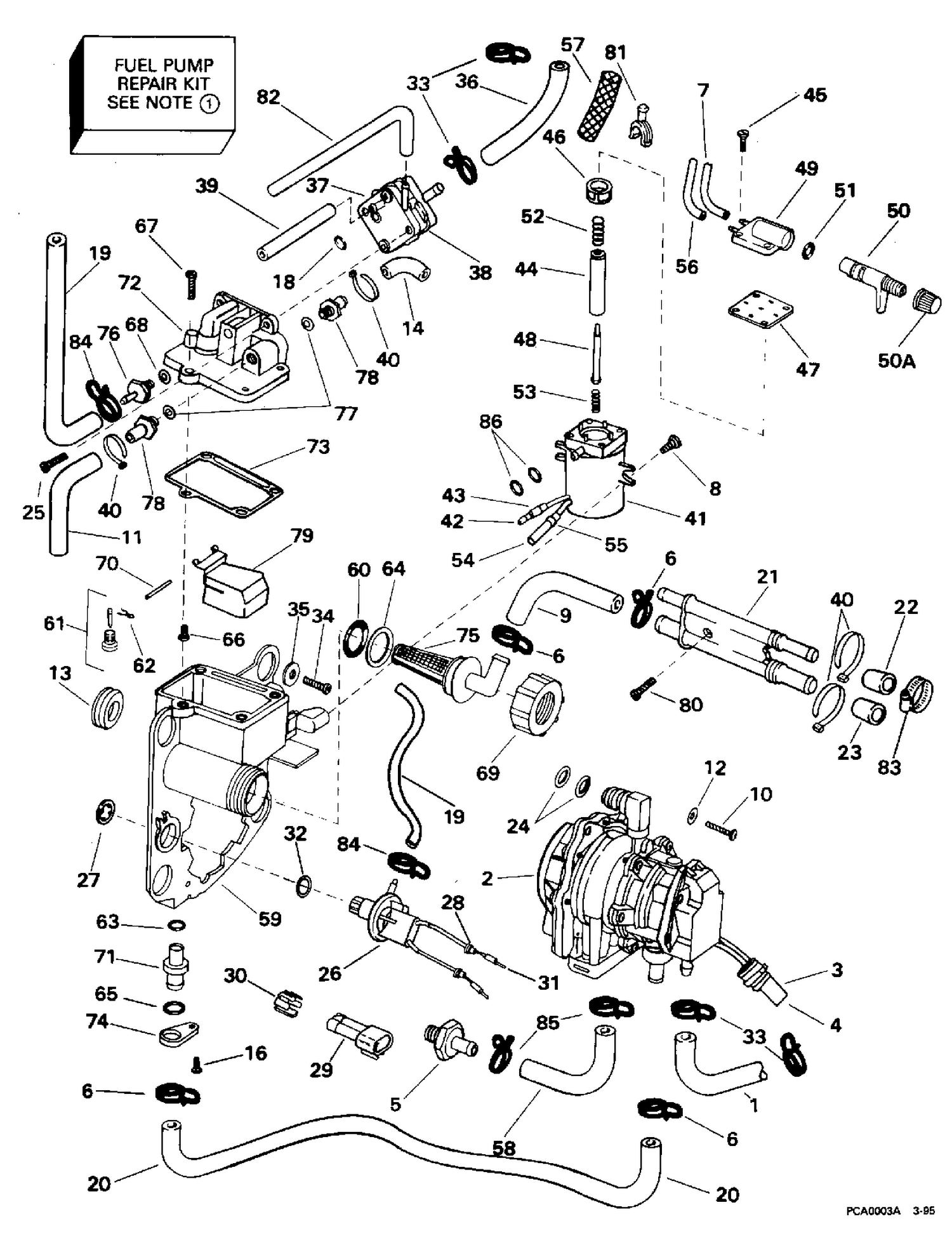 FUEL BRACKET & COMPONENTS
