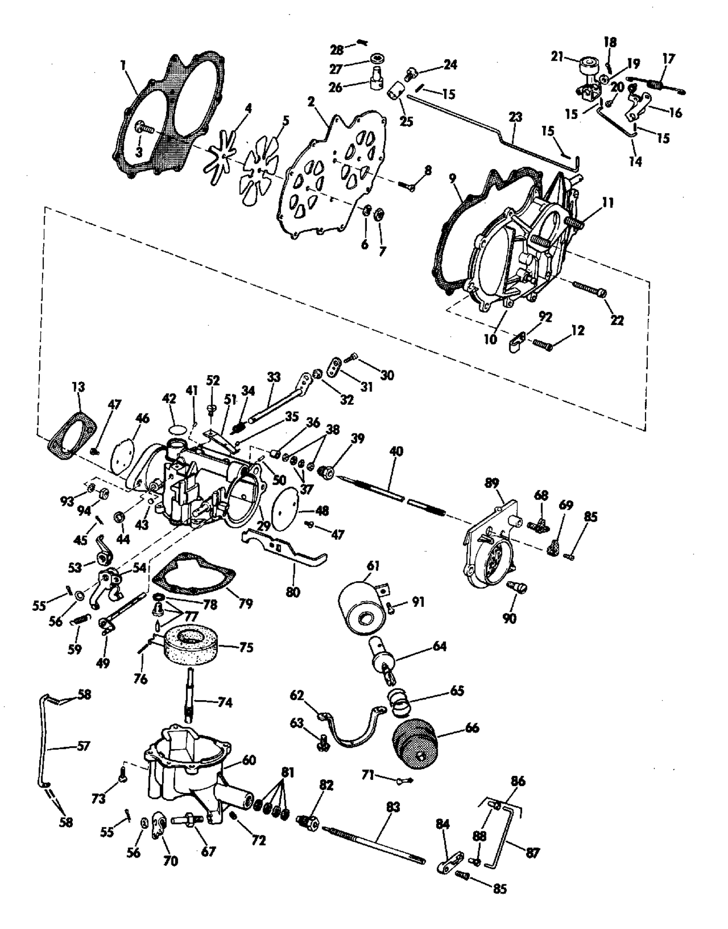 CARBURETOR GROUP ELECTRIC START