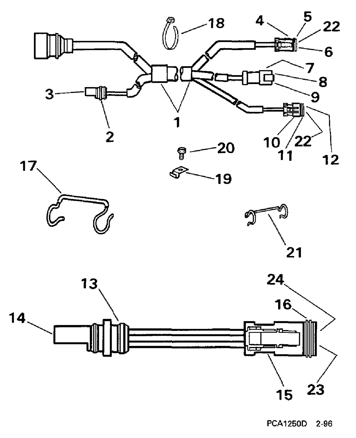 ENGINE CABLE ADAPTER KIT# 176349 - 95 BOAT TO 97 ENGINE