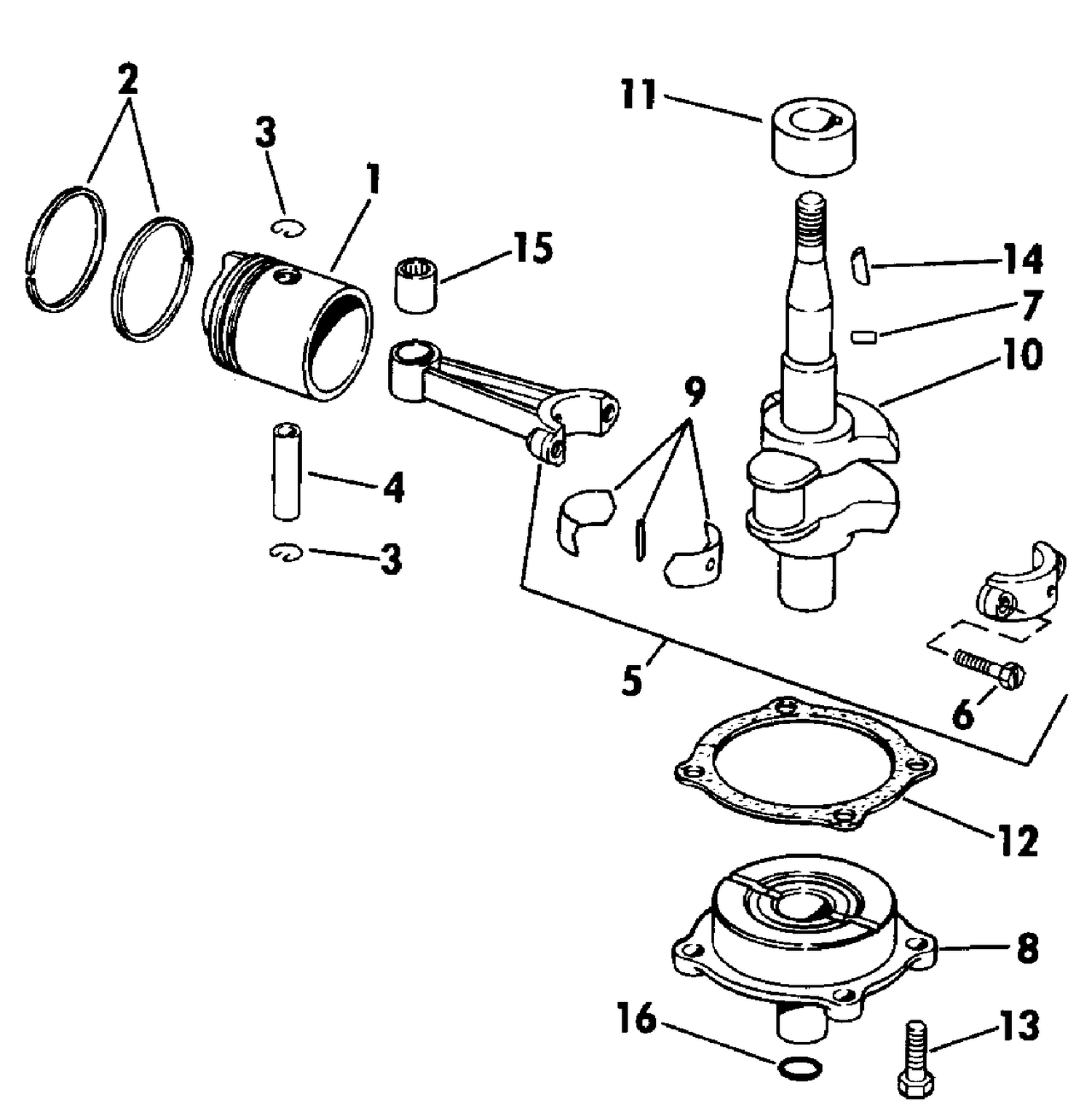 CRANKSHAFT & PISTON