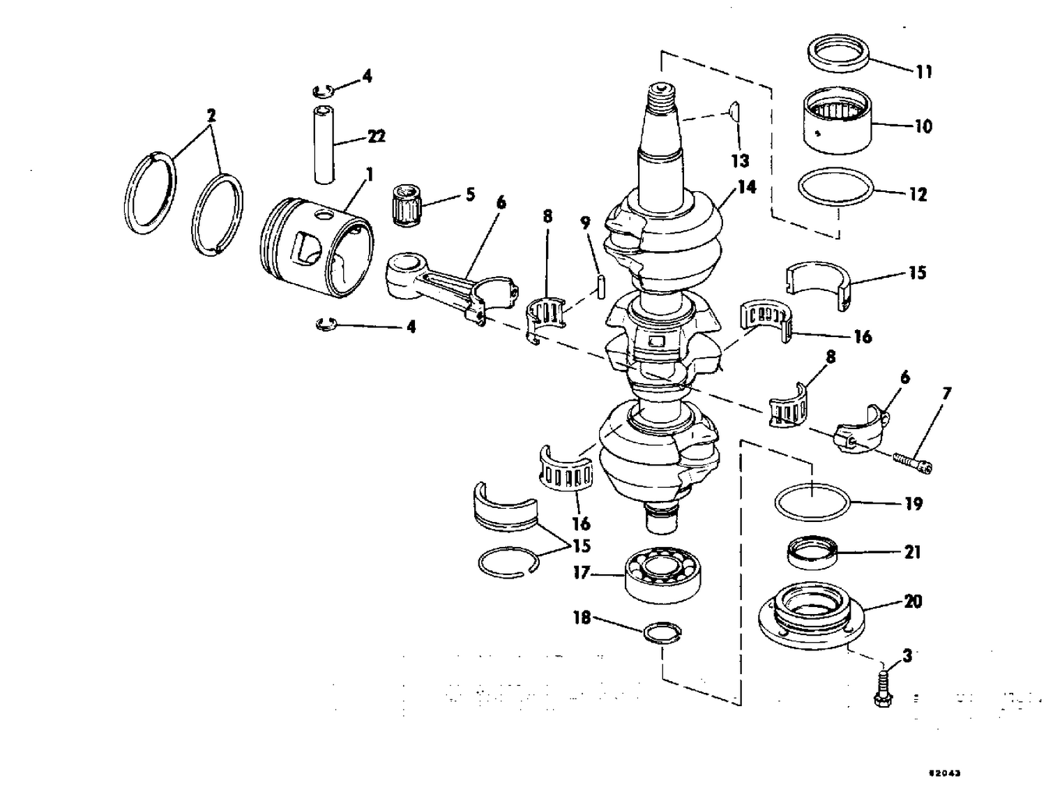 CRANKSHAFT & PISTON