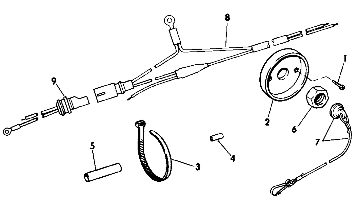 DASH MOUNT KIT 40 THRU V-6 DUAL ENGINES