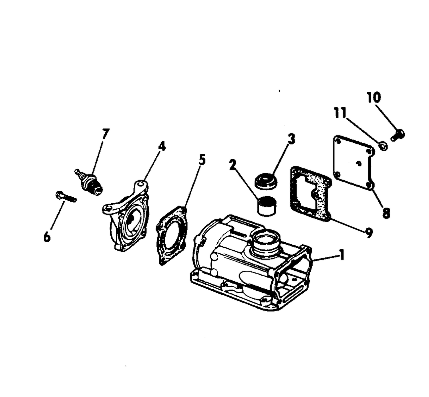 CYLINDER AND CRANKCASE