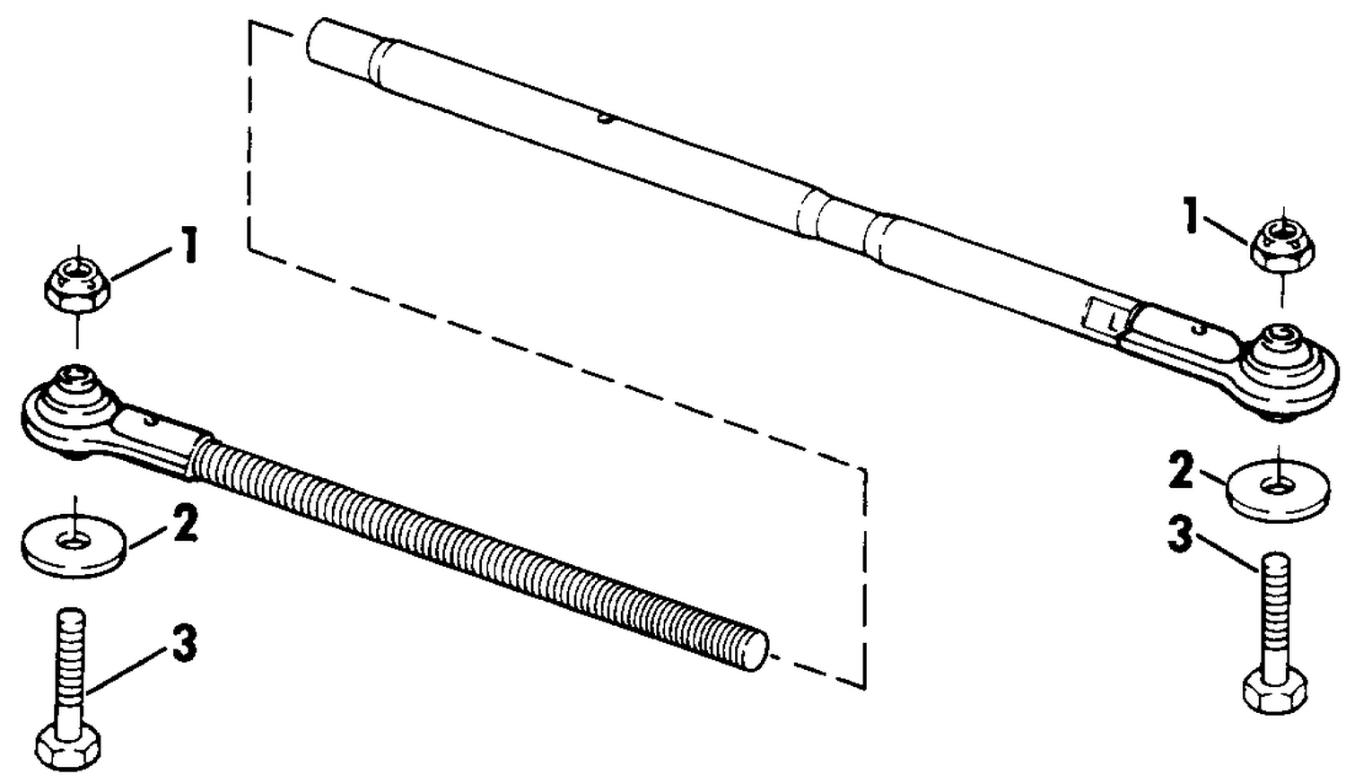 ADJUST. TIE BAR 40-V6 DUAL ENG & 40-V6 DUAL ENG EXT. CENTER