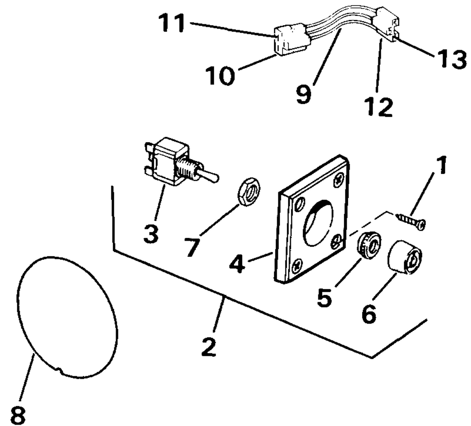 TRIM/TILT SWITCH CONVERSION KIT