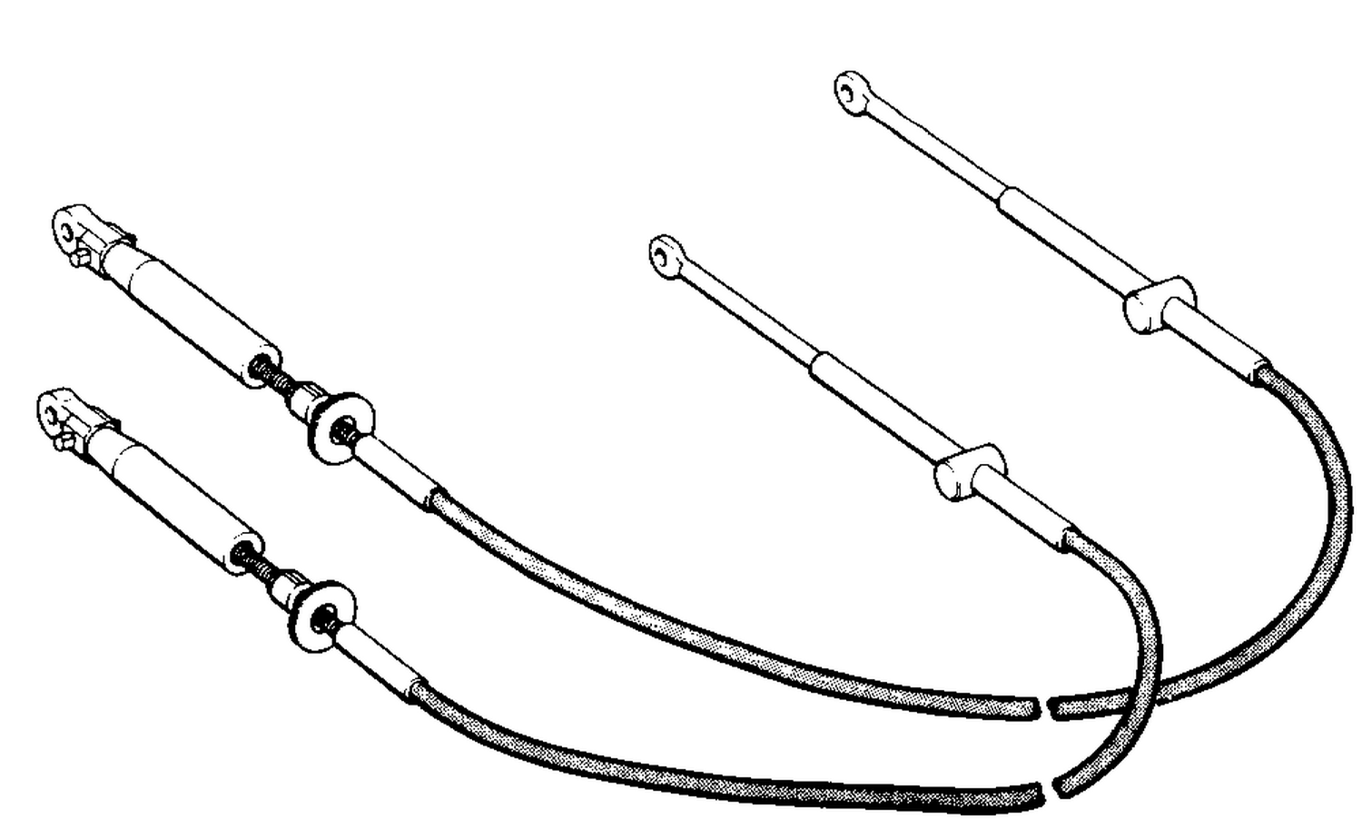 SHIFT THROTTLE CABLES