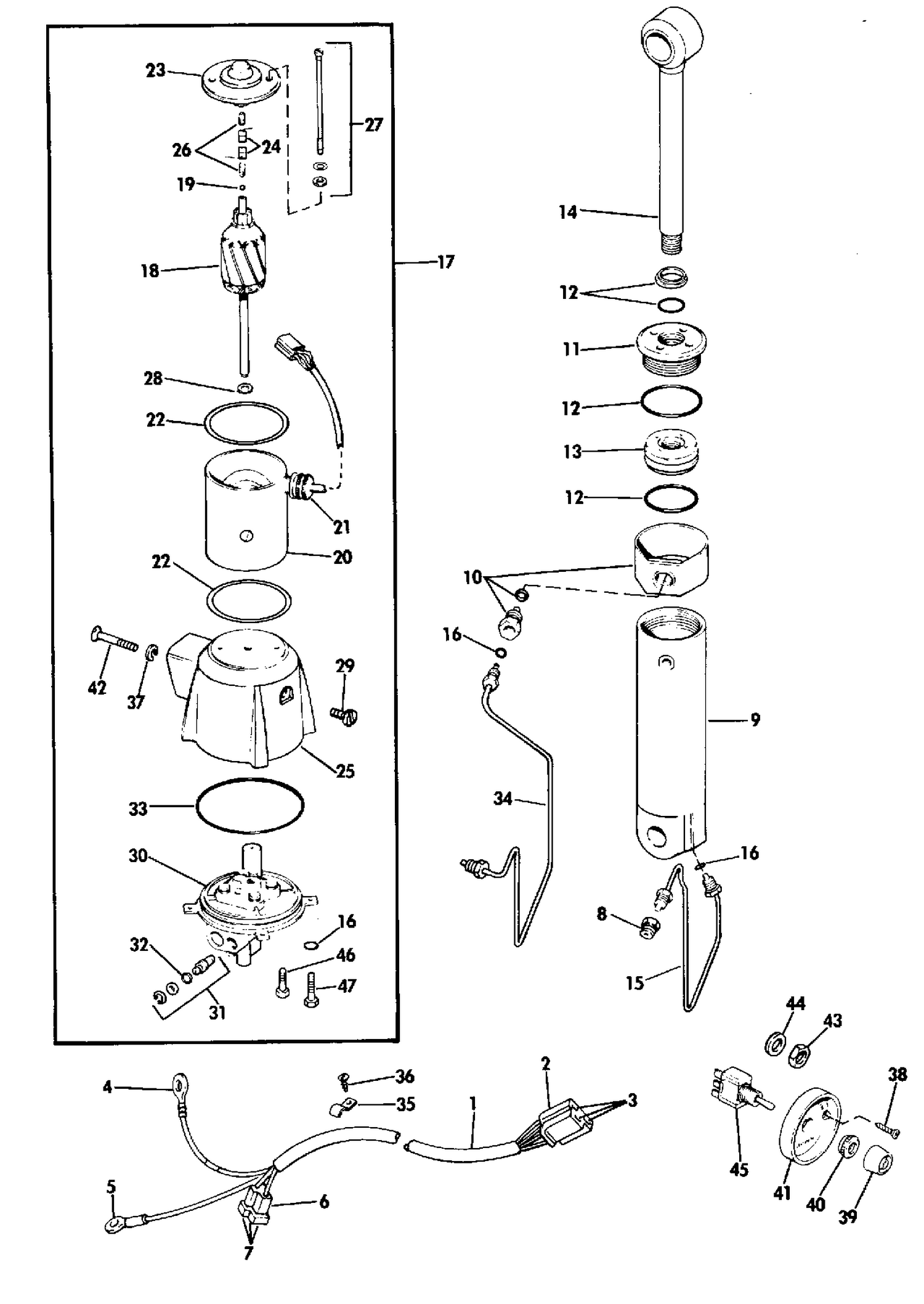 POWER TILT KIT ASSEMBLY