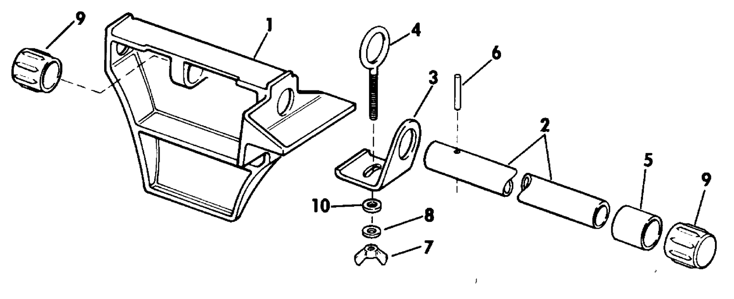 CANOE MOTOR BRACKET KIT