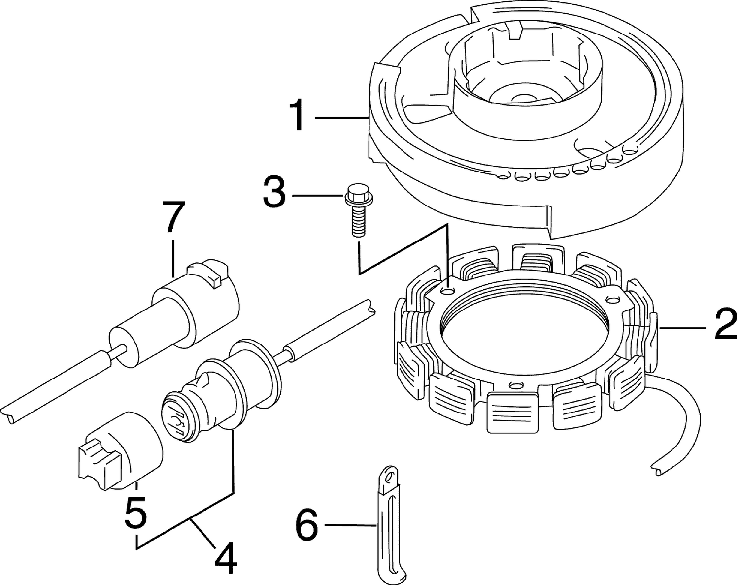 AC LIGHTING KIT - 4,5,6 HP (4-Stroke)