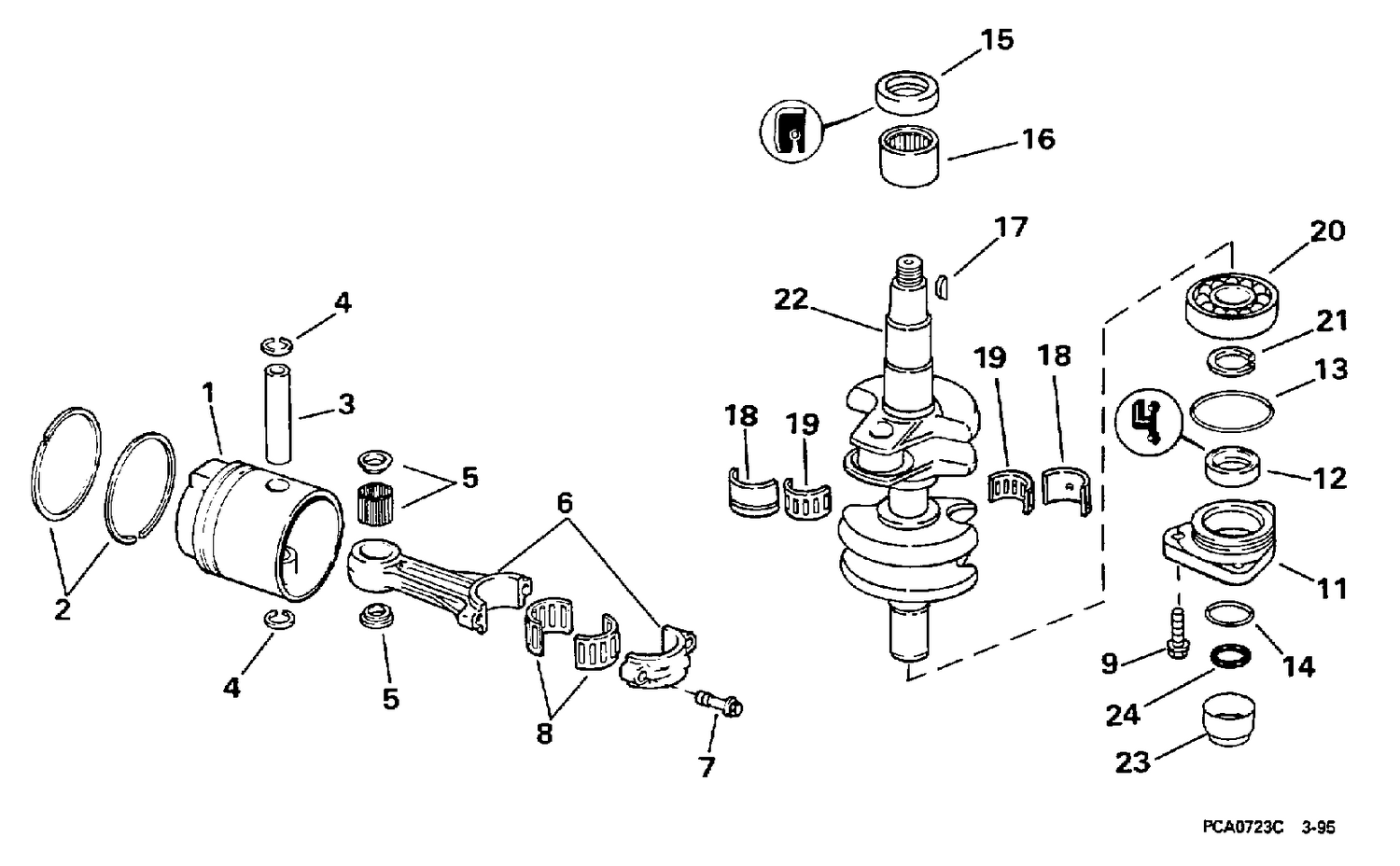 CRANKSHAFT & PISTON