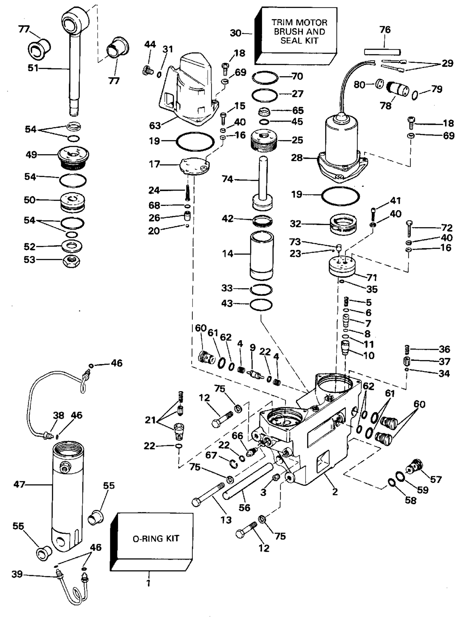 POWER TRIM/TILT HYDRAULIC ASSEMBLY