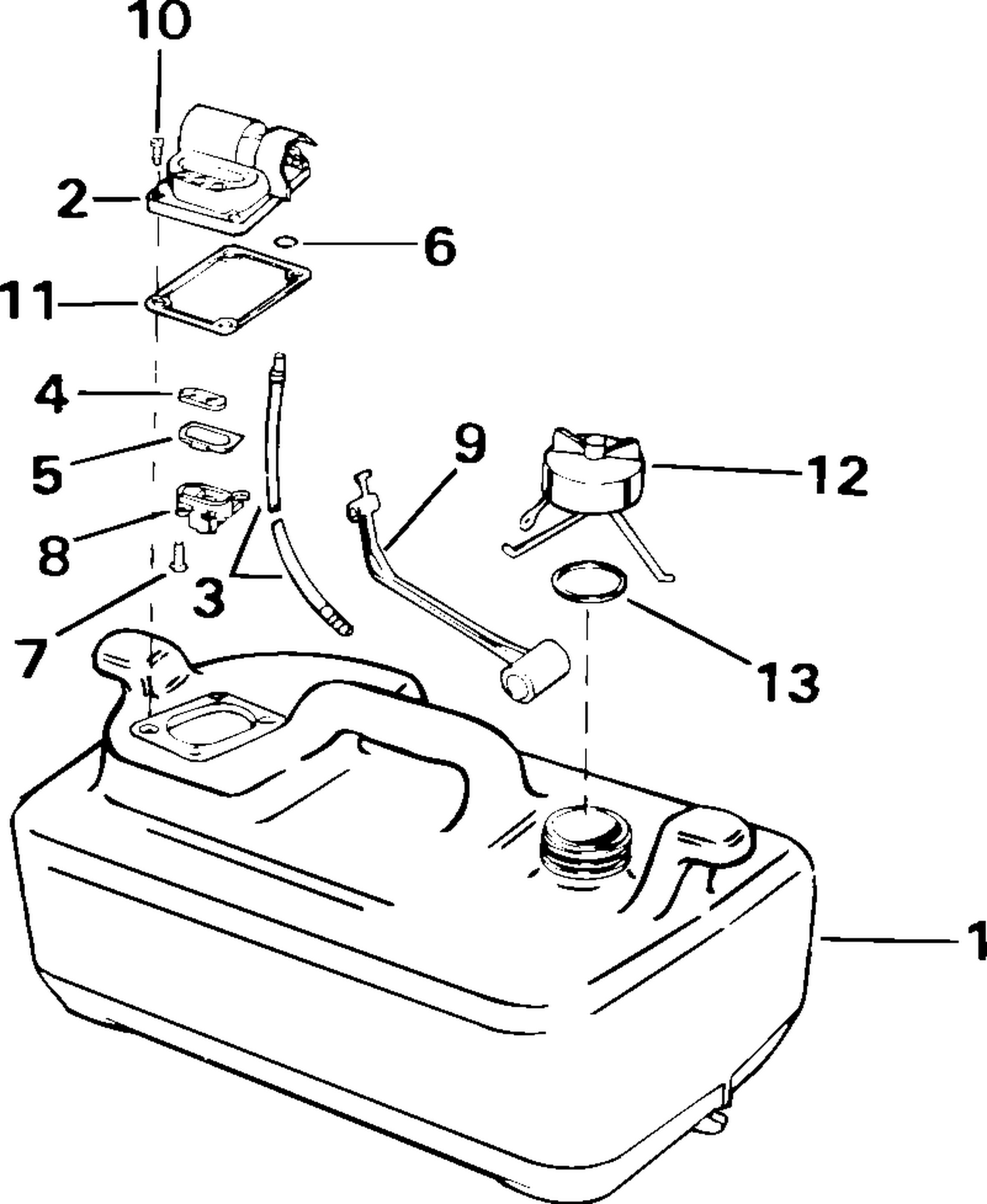 FUEL TANK - 3 GALLON