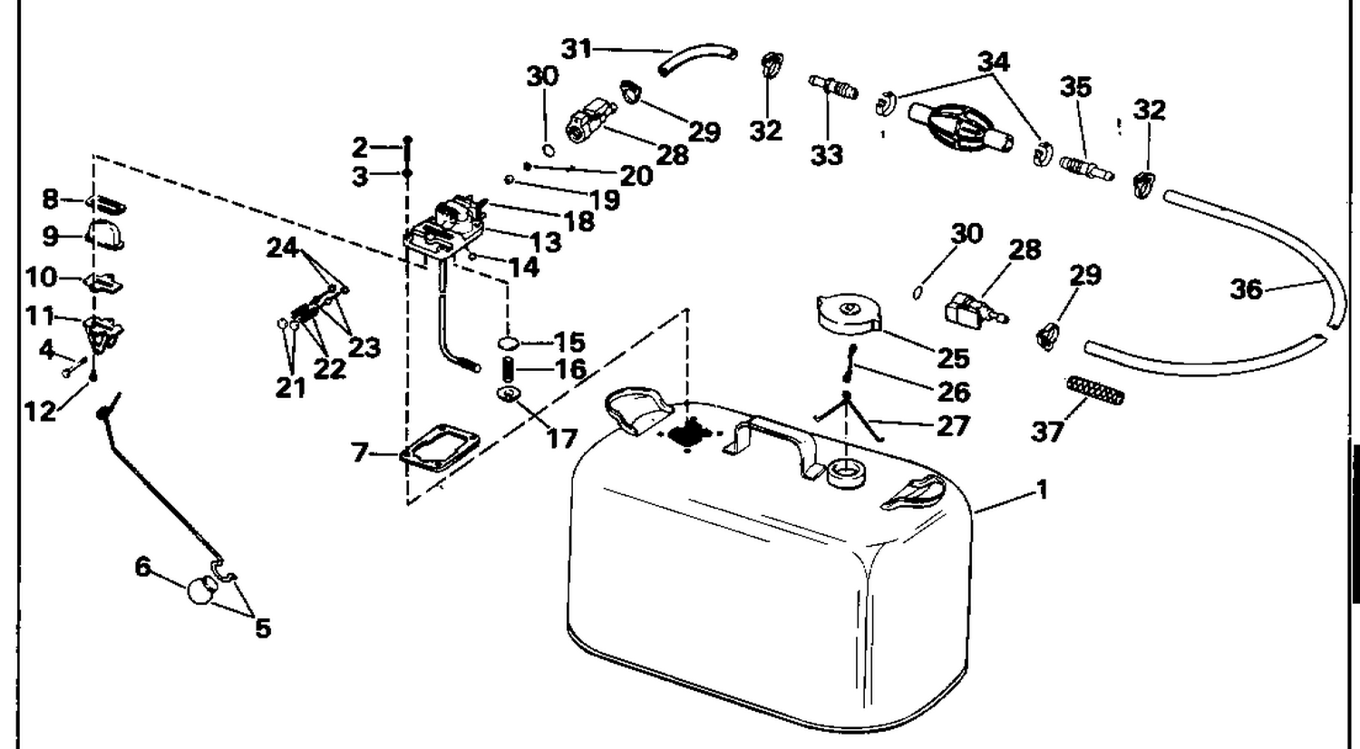 FUEL TANK WITH GAUGE