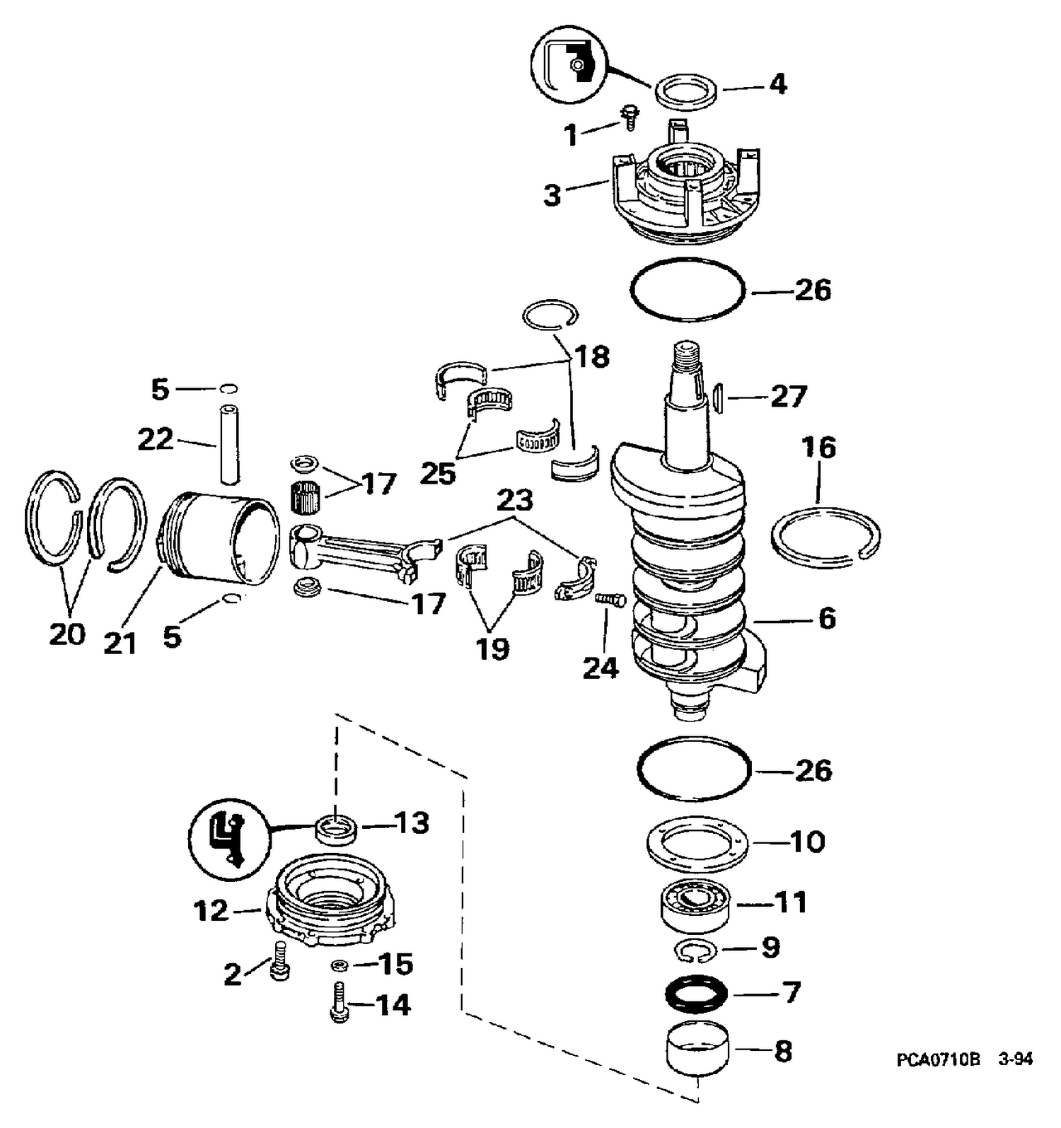 CRANKSHAFT & PISTON