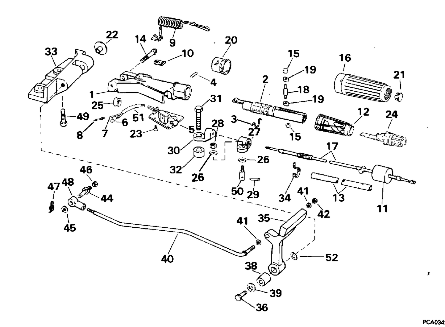 STEERING AND SHIFT HANDLE