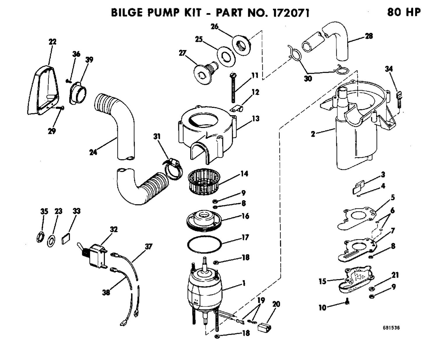 BILGE PUMP KIT