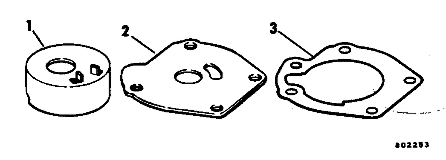 CHROME PUMP KITS SAIL DRIVE
