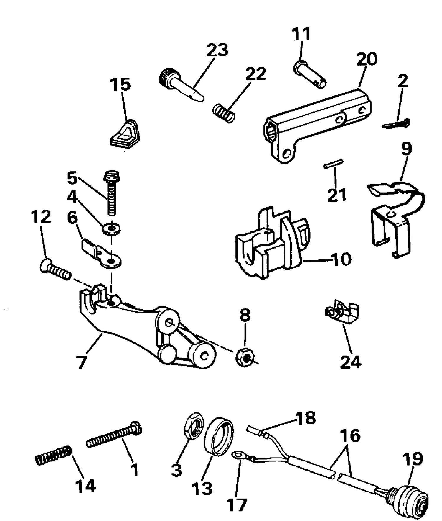 REMOTE CONTROL ADAPTER KIT - 9.9, 15