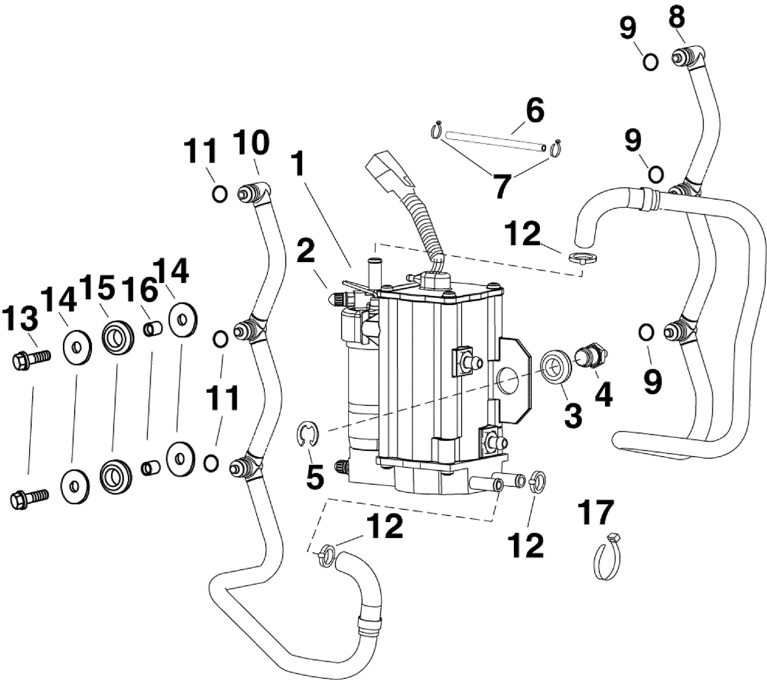 FUEL PUMP & VAPOR SEPARATOR