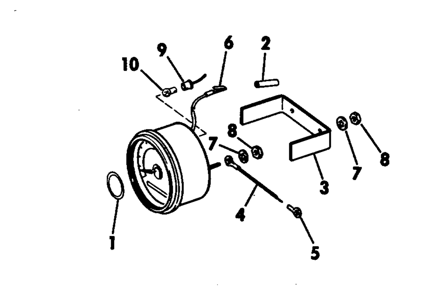 INSTRUMENTS-RING BEZEL FLUSH MOUNT UNIVERSAL TACHOMETER