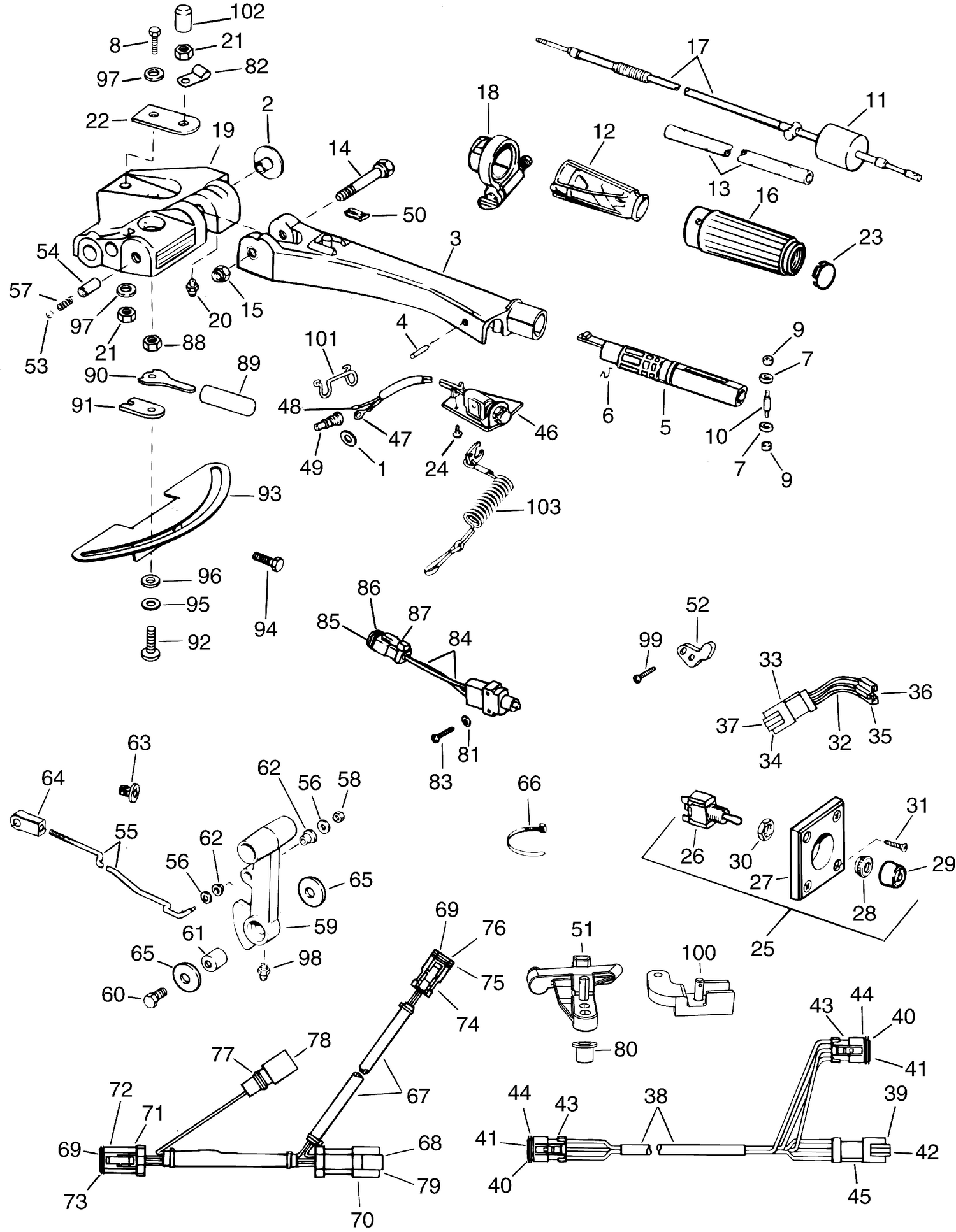 TILLER KIT - 115 HP (Direct Injection)