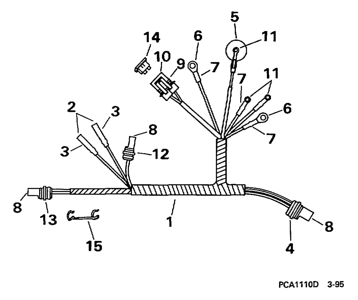 MOTOR CABLE - TE MODELS
