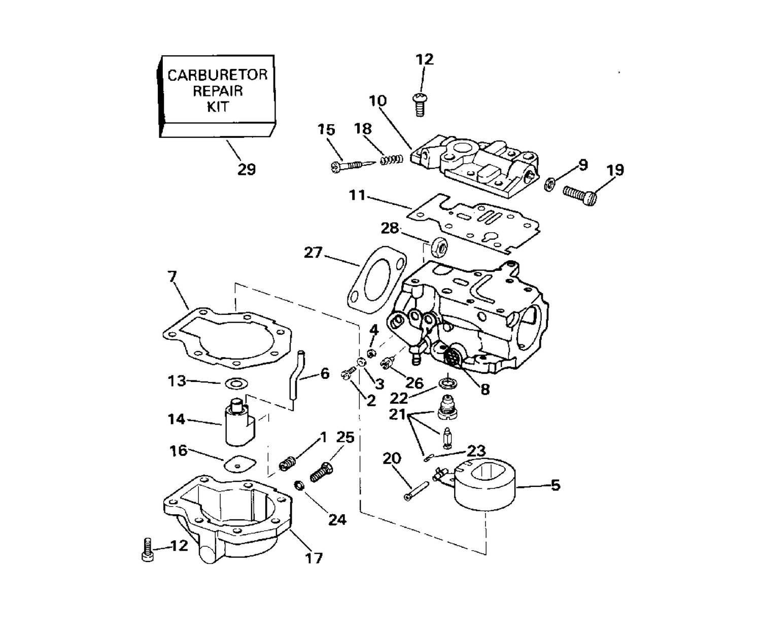 CARBURETOR 20EE - 20ELE