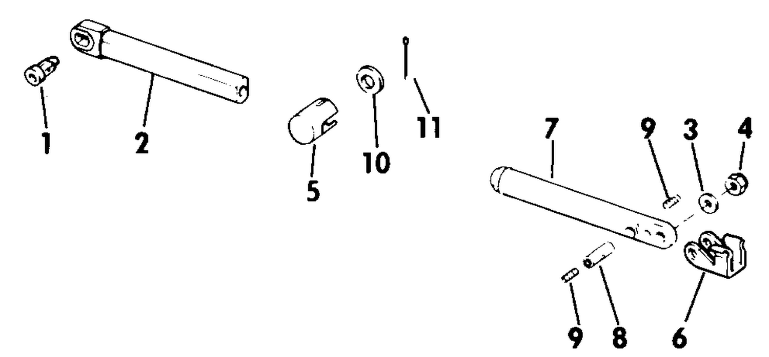 CABLE MOUNT SINGLE LEVER REM. CONT. FOR LONG LIFE CABLES