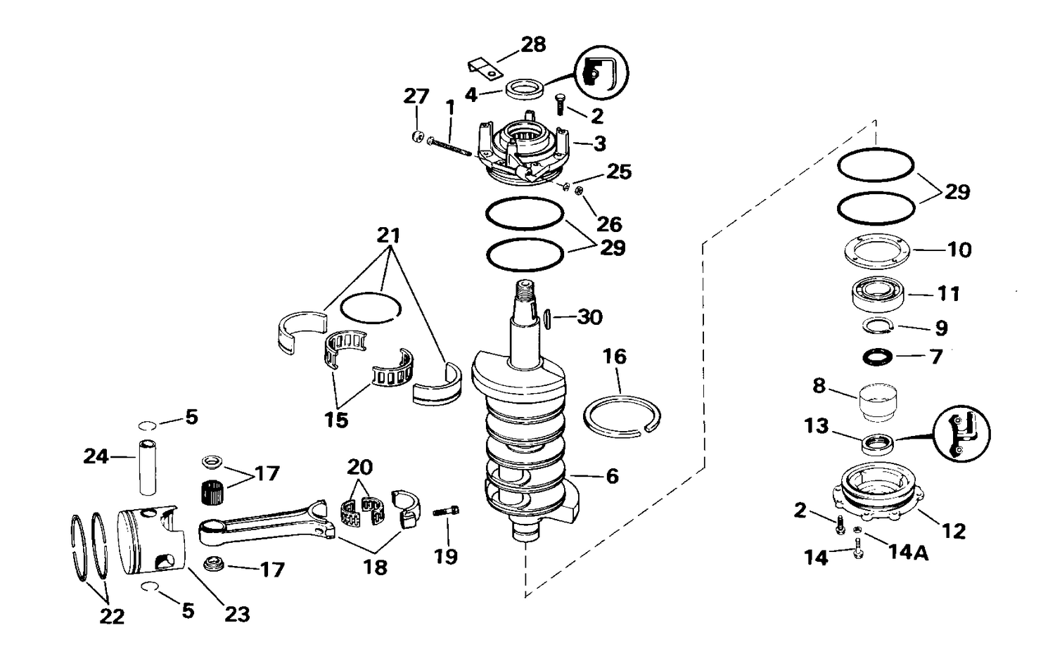 CRANKSHAFT & PISTON