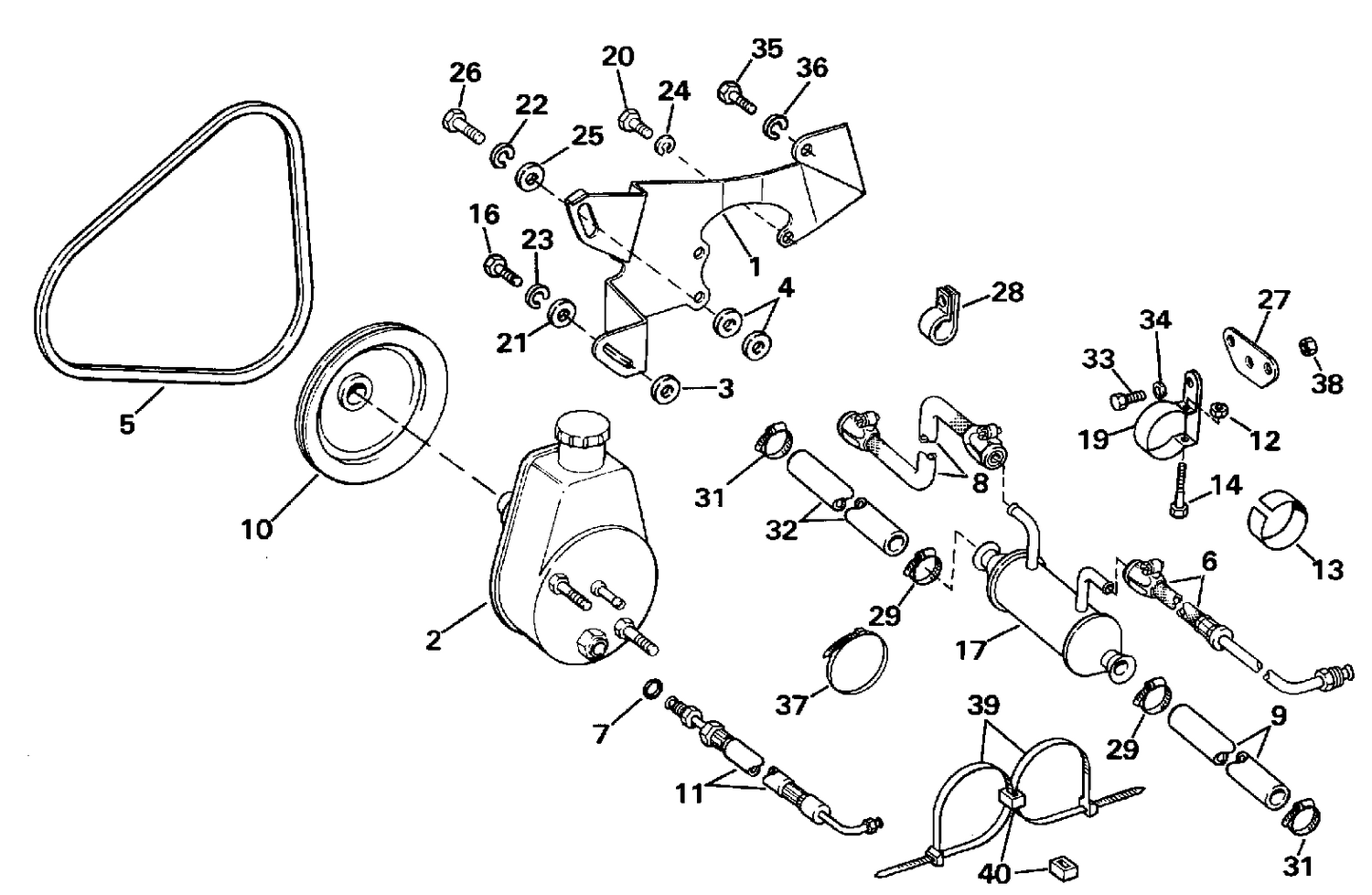 POWER STEERING PUMP