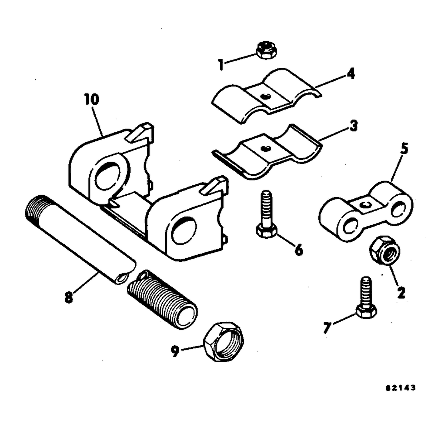 TILT TUBE KIT - DUAL CABLE 150 - 235 HP