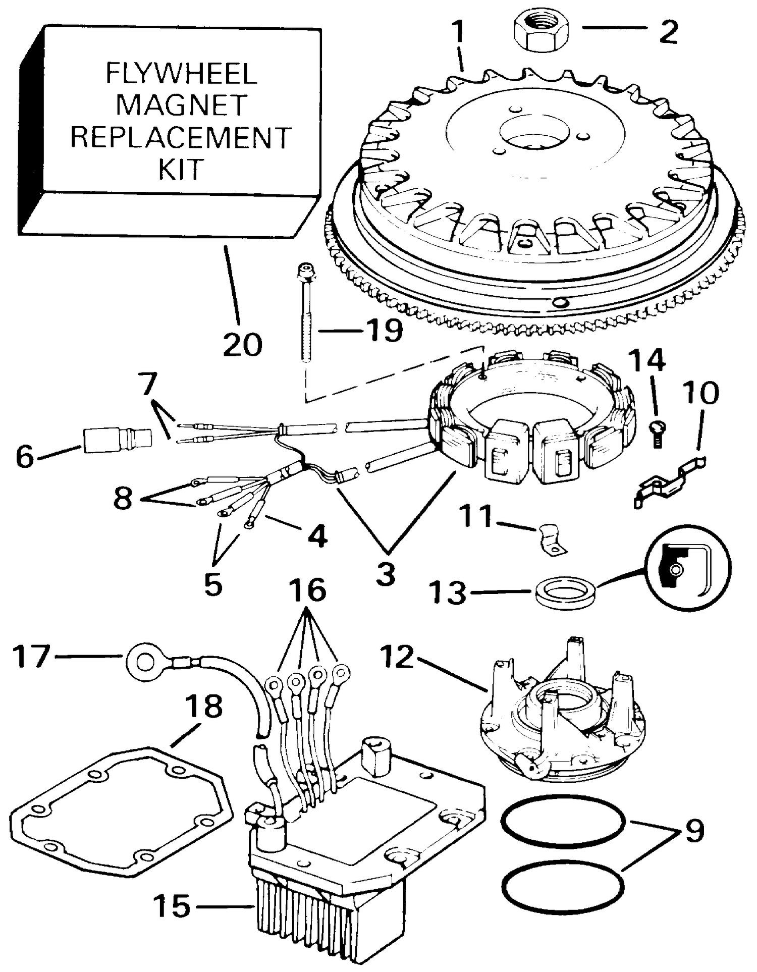 35 AMP ALTERNATOR KIT - 130