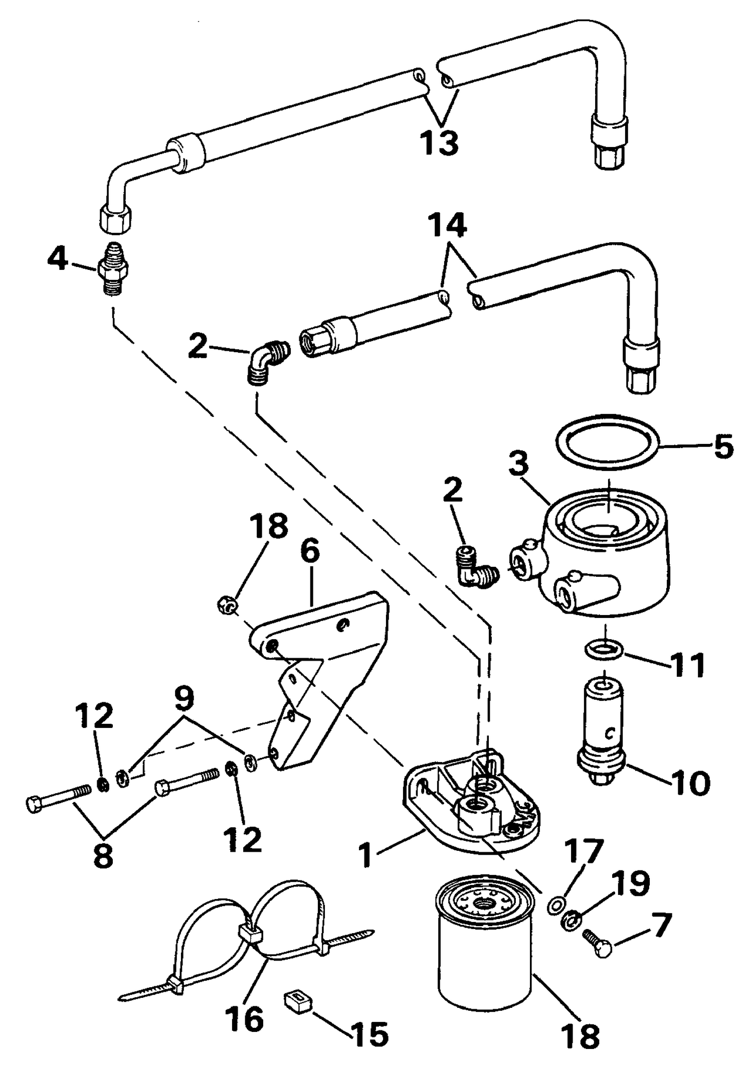 OIL SYSTEM (OMC KING COBRA)