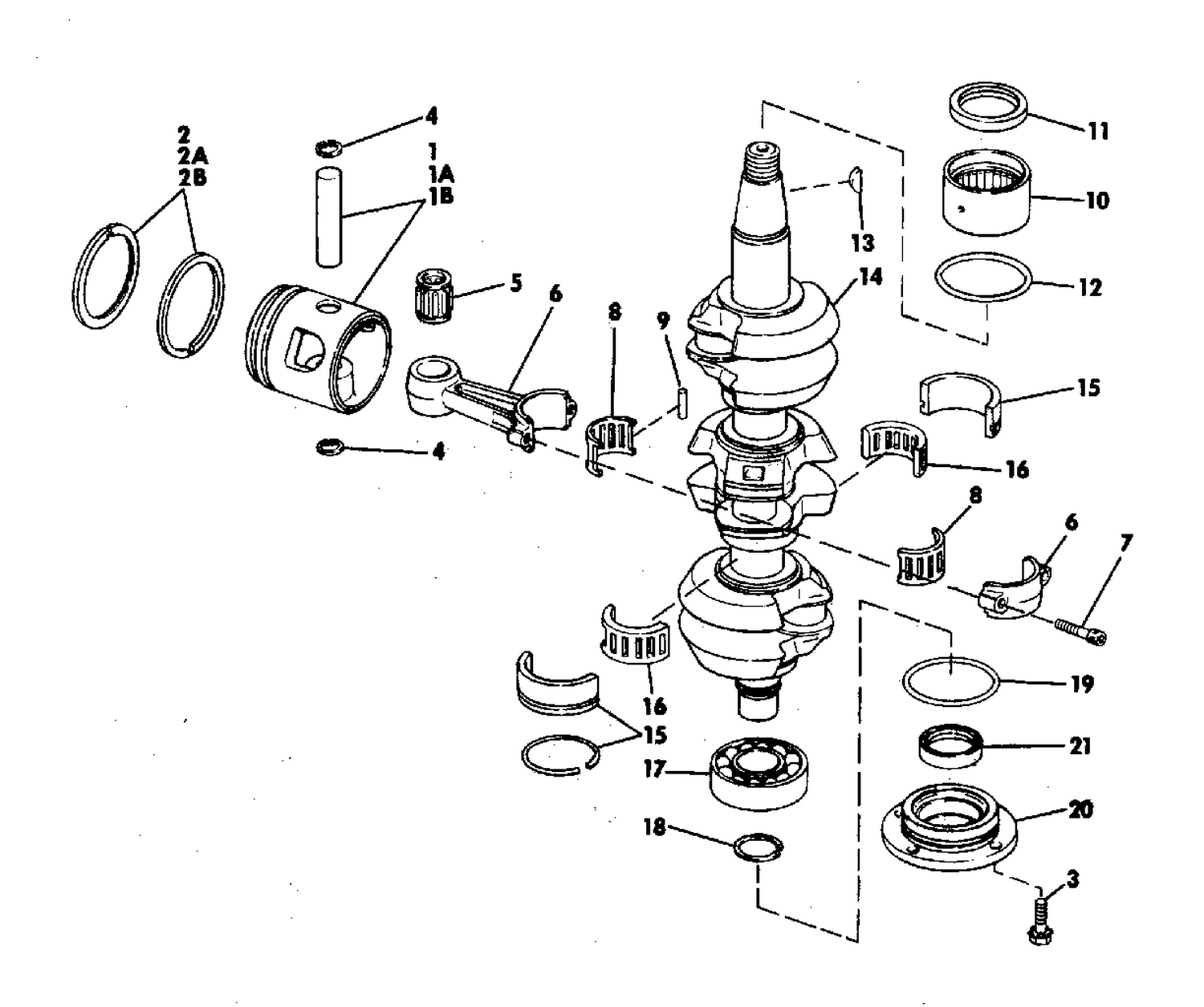 CRANKSHAFT & PISTON