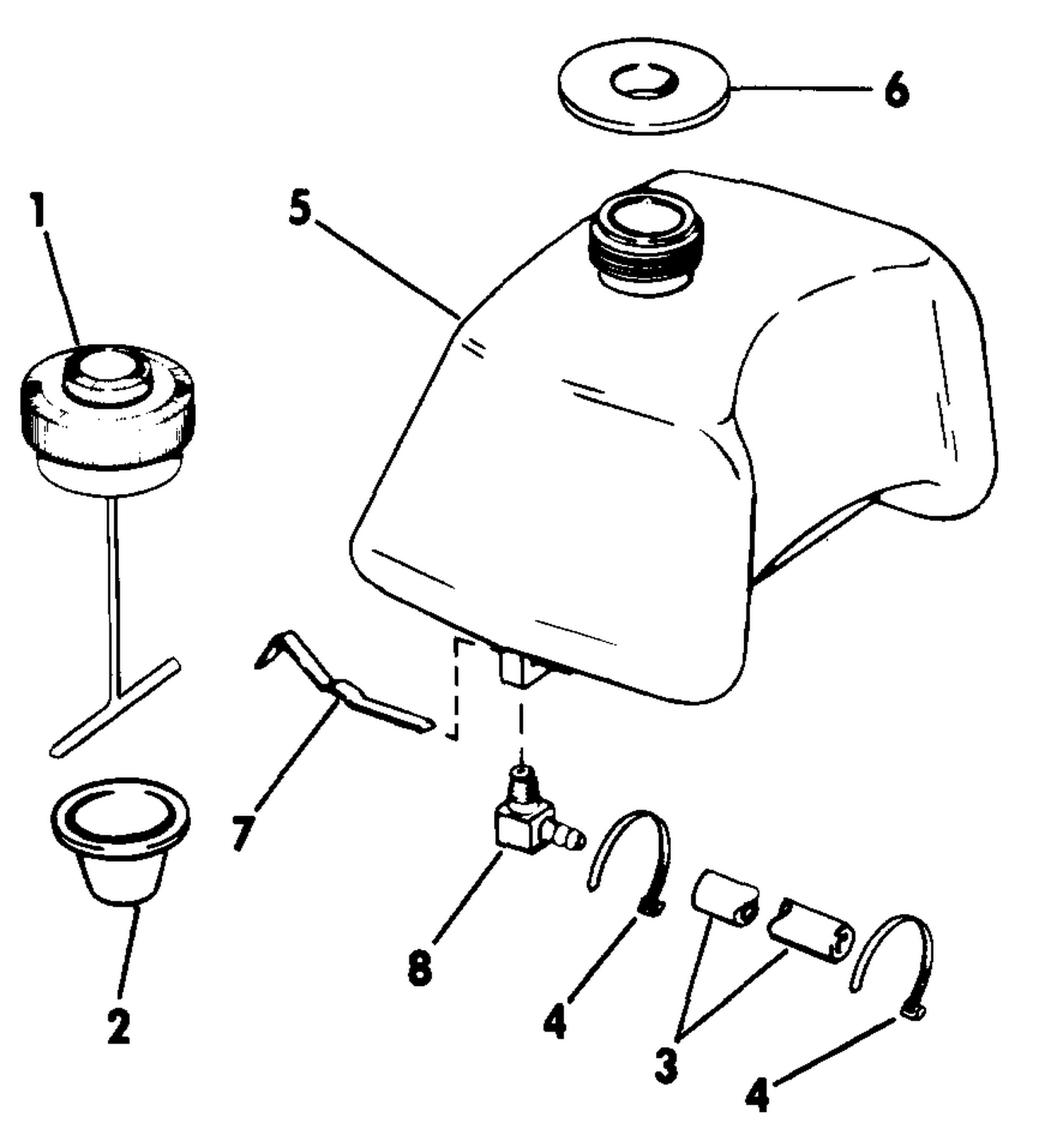 FUEL TANK - BR MODELS ONLY