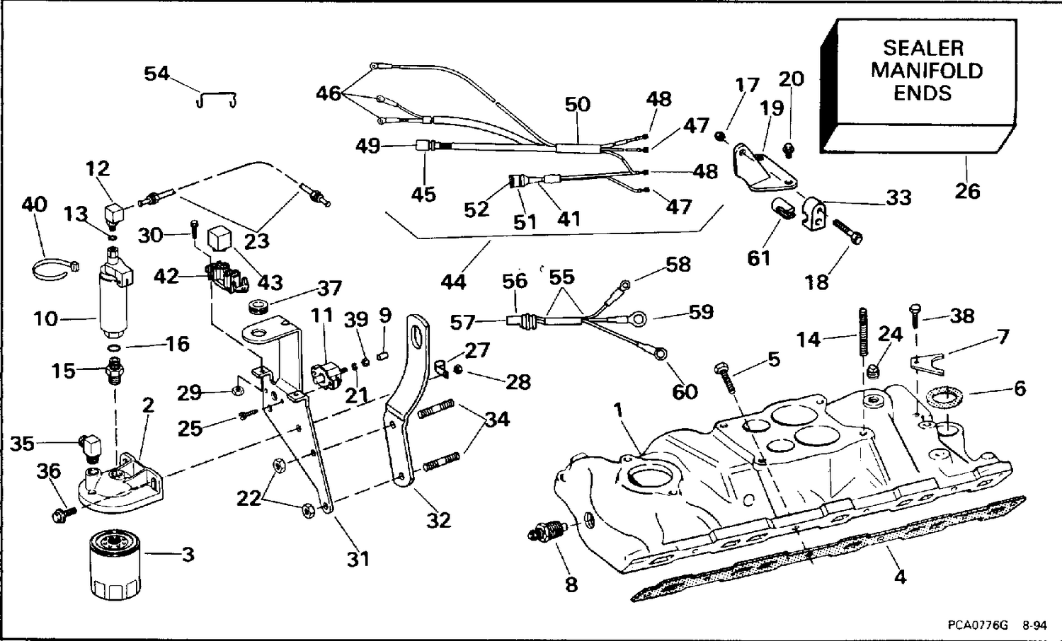 INTAKE MANIFOLD & FUEL PUMP - 4V MODELS