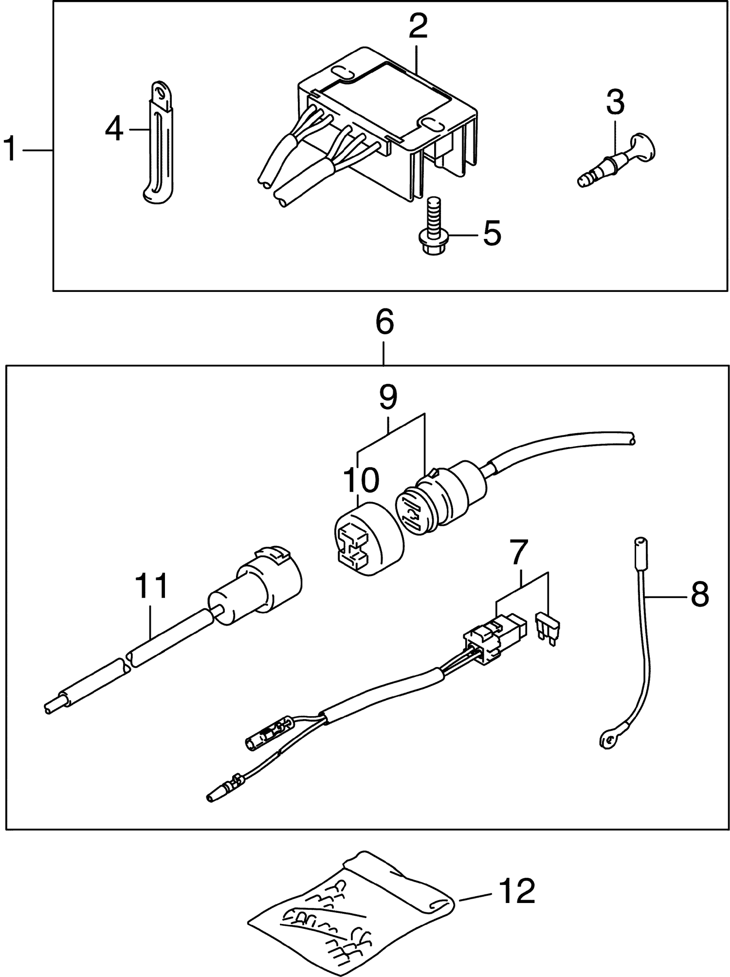 BATTERY CHARGING KIT - 25 HP (V-Twin 4-Stroke)