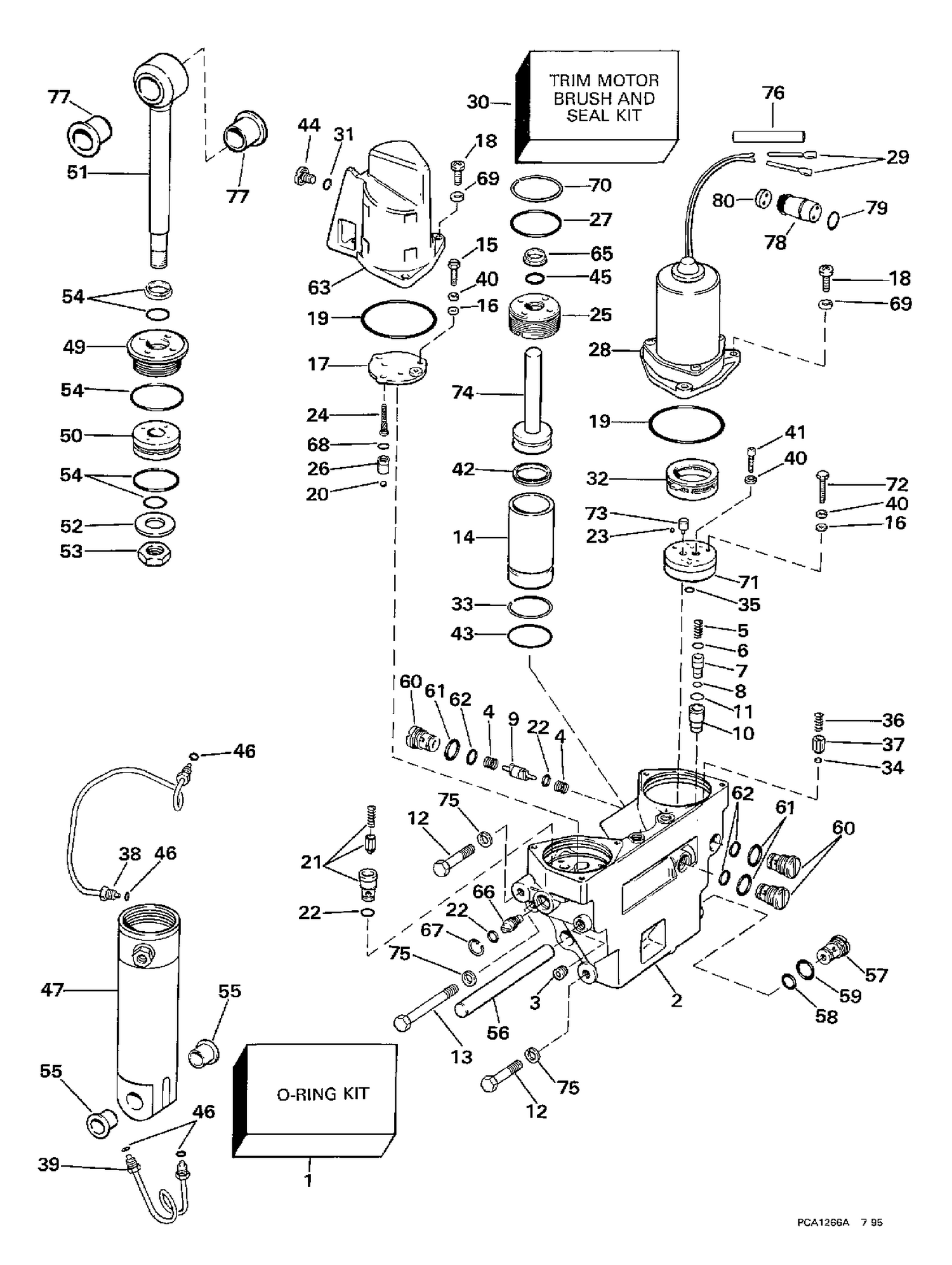 POWER TRIM/TILT HYDRAULIC ASSEMBLY