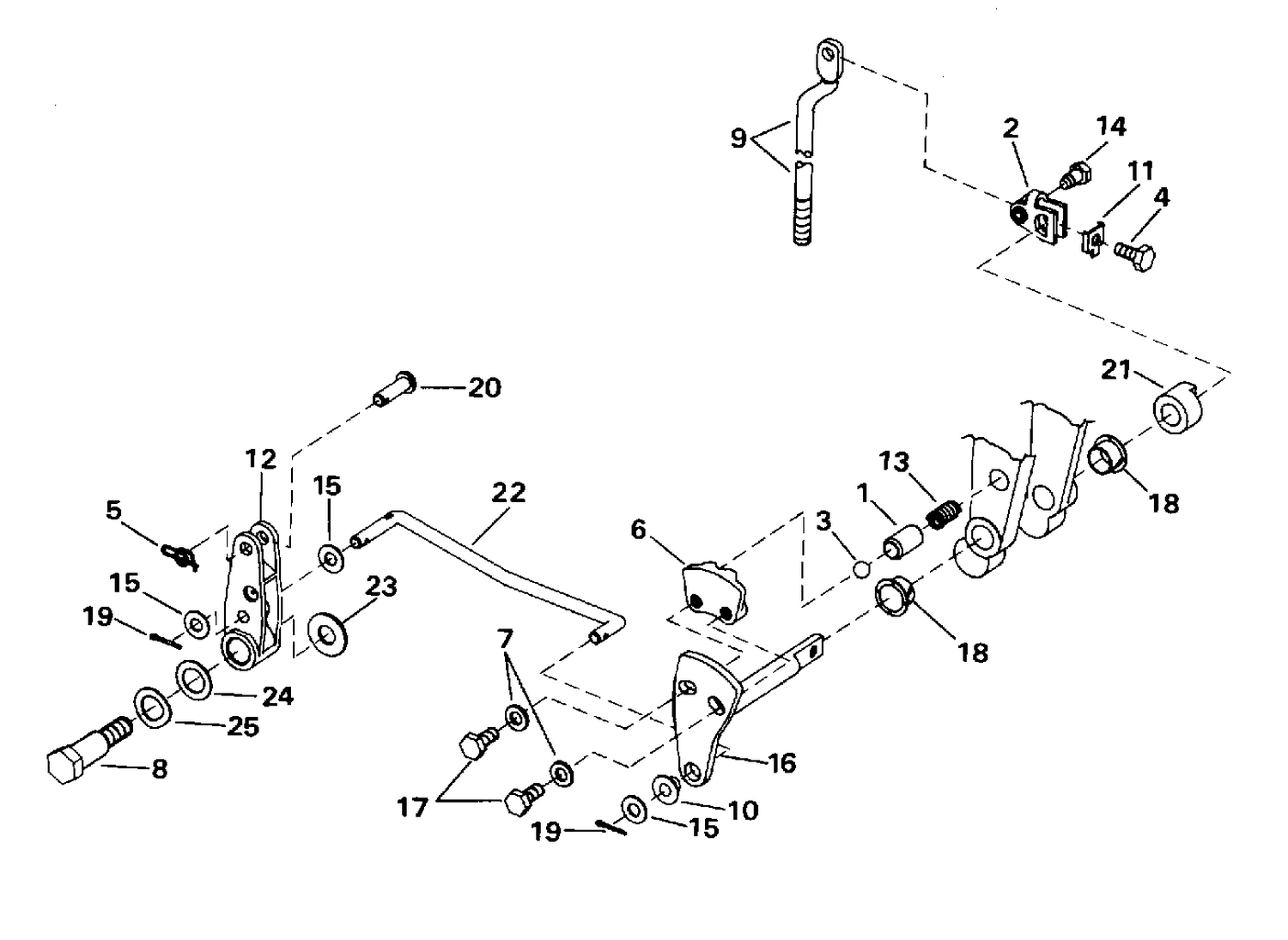 SHIFT & THROTTLE LINKAGE (CONTINUED)