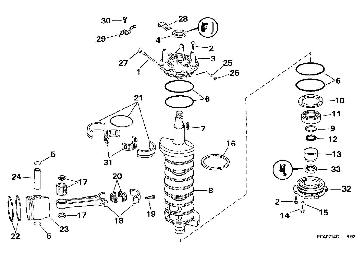 CRANKSHAFT & PISTON