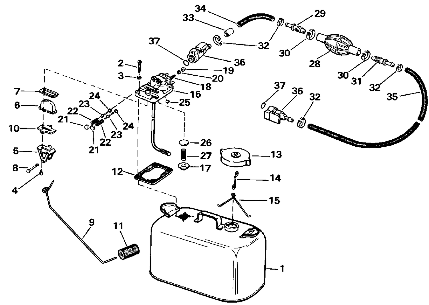 FUEL TANK WITH GAUGE