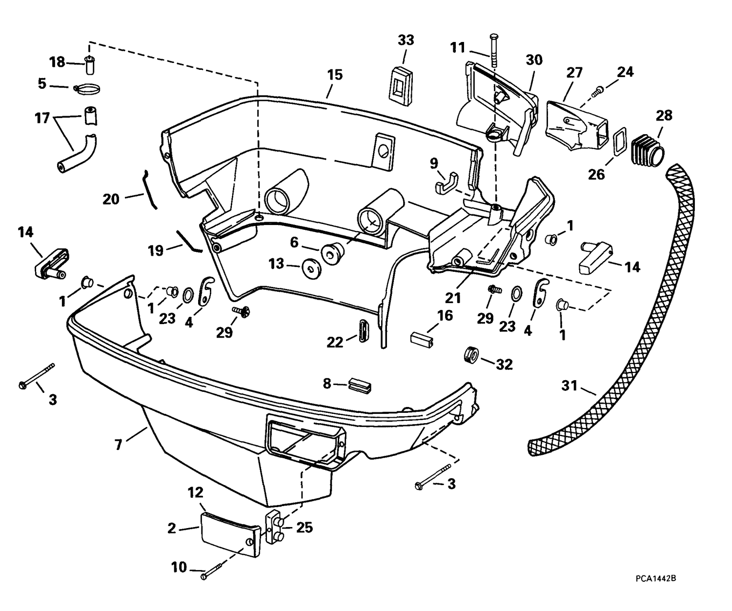 LOWER ENGINE COVER